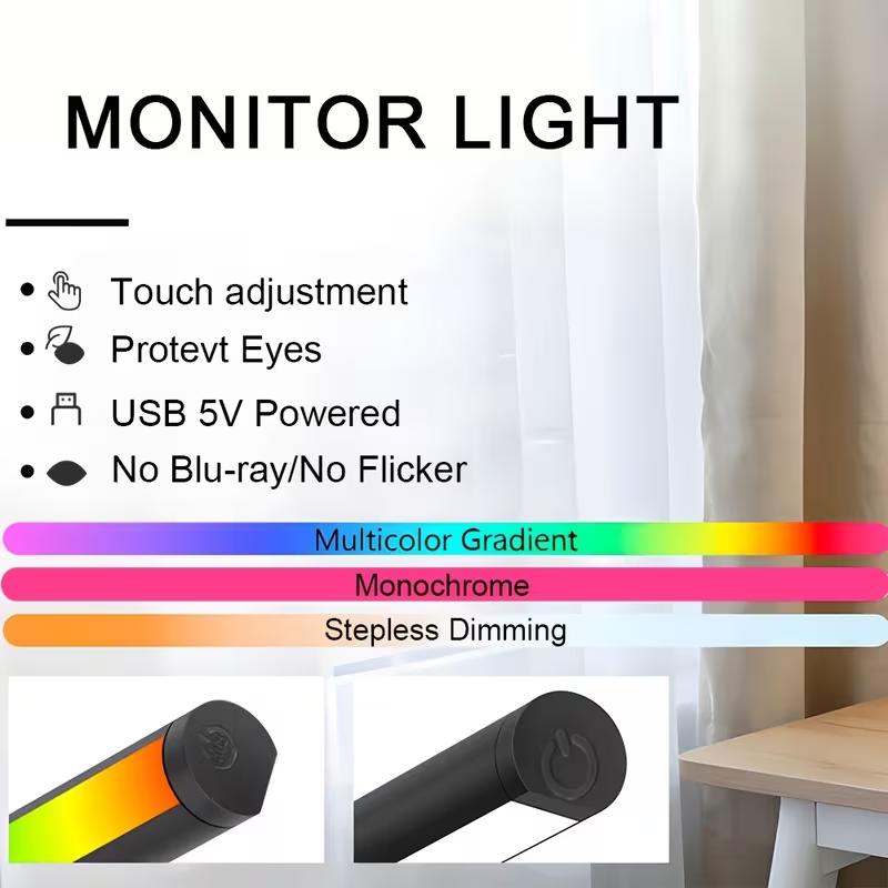 LED Monitor Light Bar 30cm 40c - Desk Setup Lamp review and price