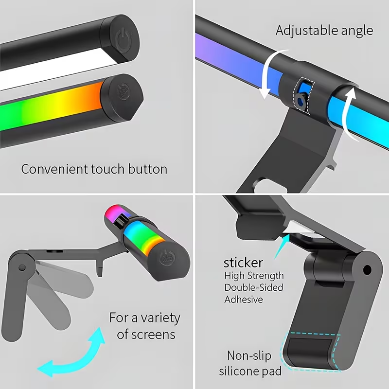 Monitor Light Bar RGB Lightbar - Desk Setup Lamp review and price