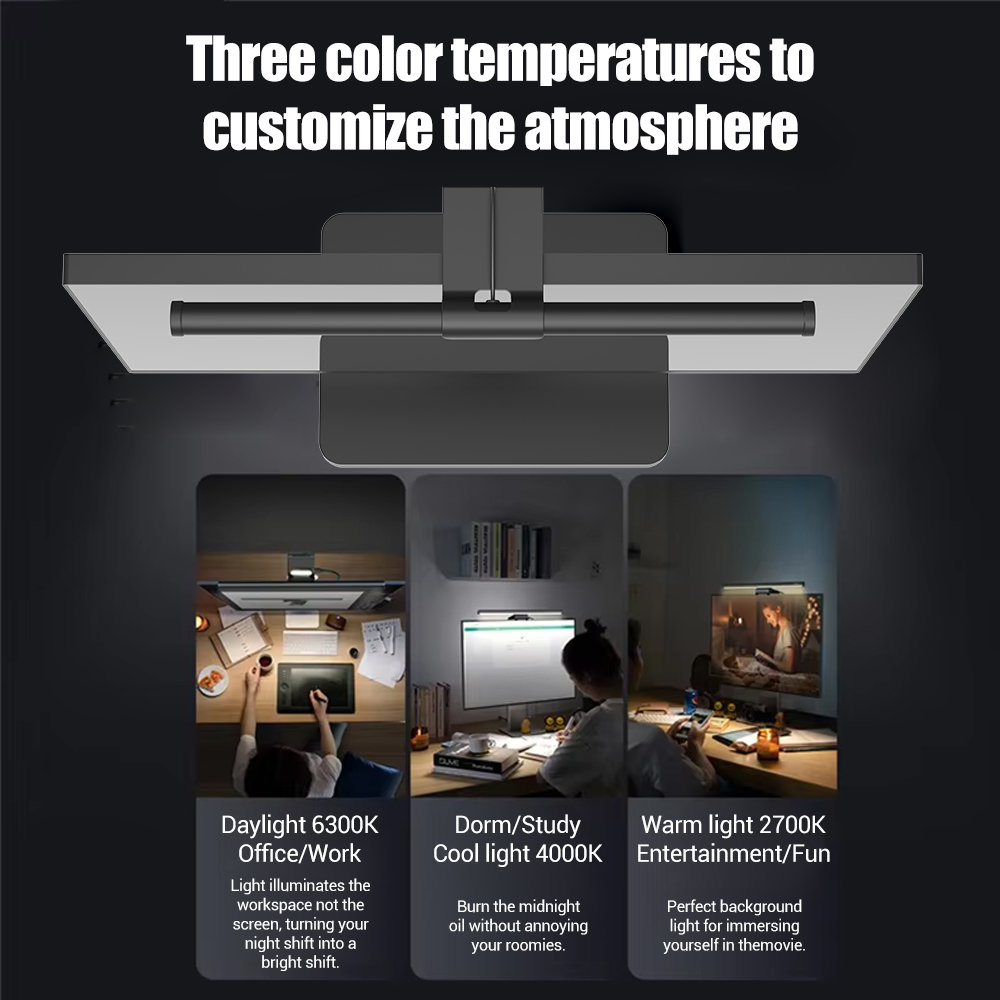 Wiscolor LED Screen Monitor Ha - Desk Setup Lamp review and price