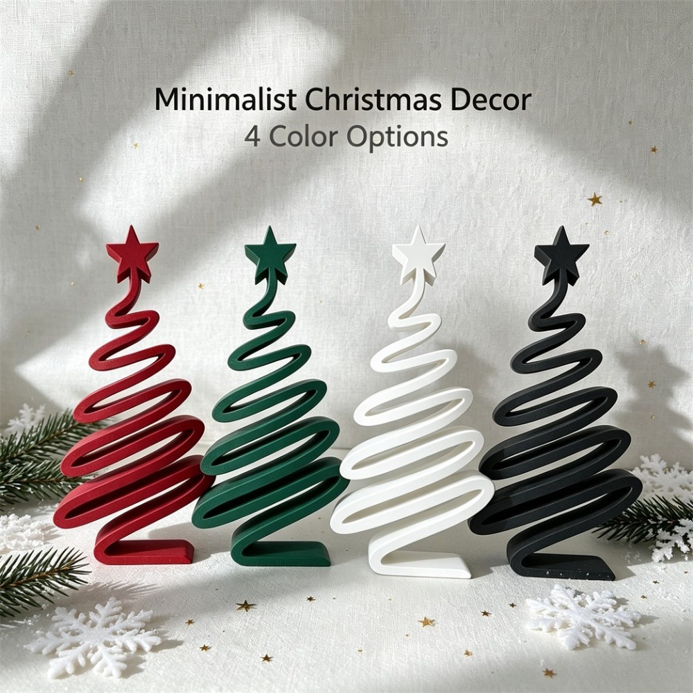 3D‑Printed Minimalist Xmas Tre - Desk Setup Minimalist review and price