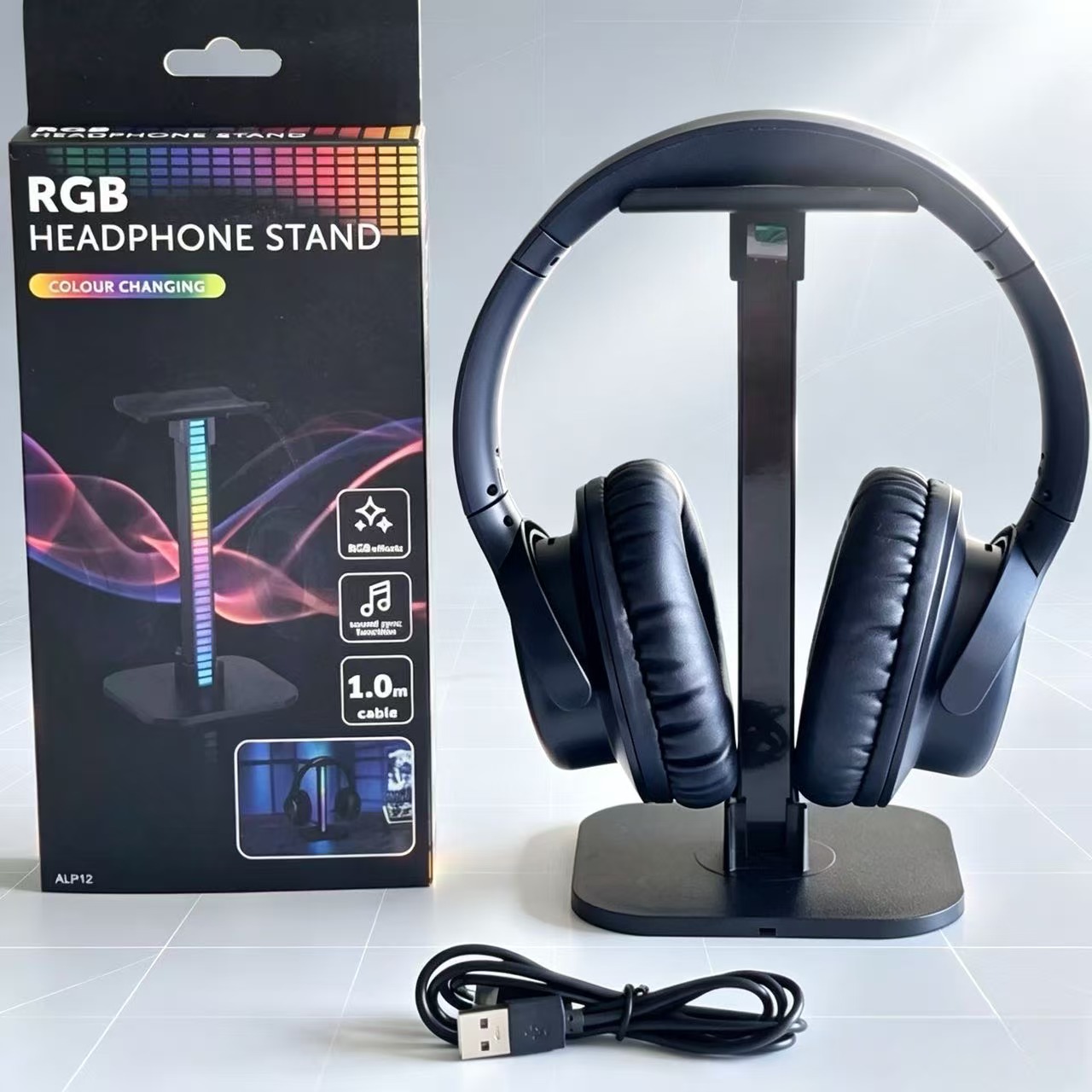 USB Gaming Headphone Stand RGB - Desk Setup Lamp review and price