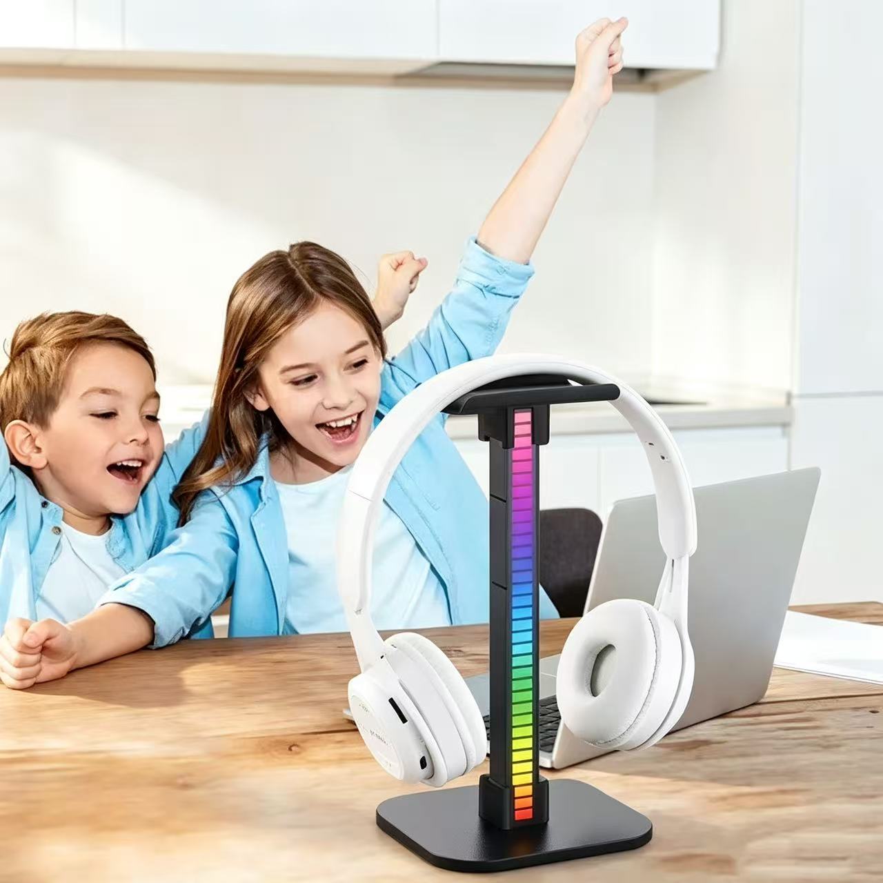 USB Gaming Headphone Stand RGB - Desk Setup Lamp review and price